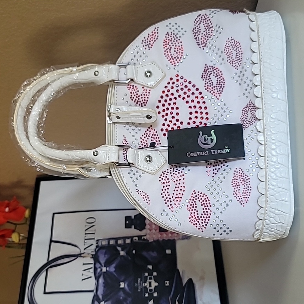 Rhinestone Lips Purse